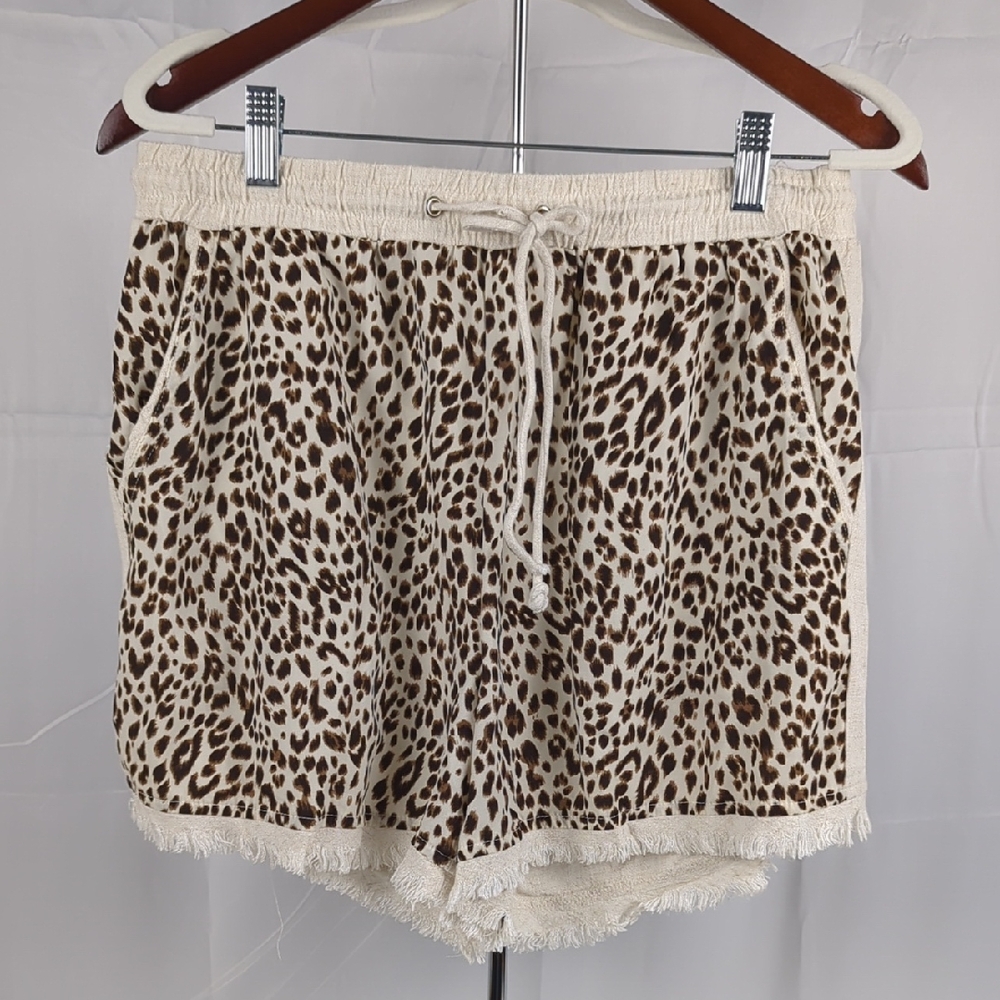 Umgee Leopard Print Women's Shorts